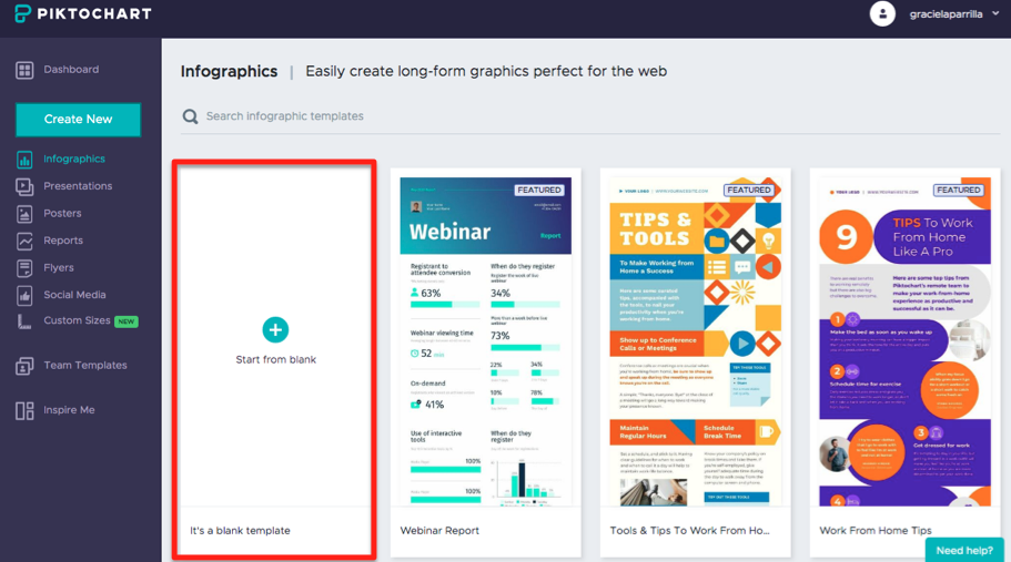 3.- Crea una infografía con Piktochart | Piktochart para la creación de ...