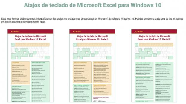 Atajos de teclado de Microsoft Excel para Windows 10 | CyL Digital