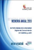 Publicada La Memoria Anual de Actividades de la Sociedad Digital del Conocimiento en Castilla y León 2013