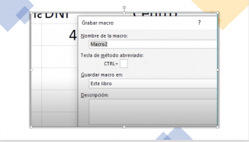Ejemplo práctico de realización de macro en Excel