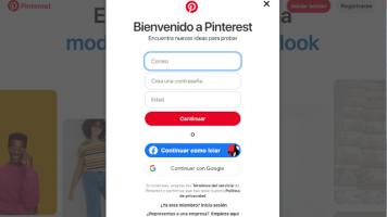 ¿Cómo crear una cuenta en Pinterest?
